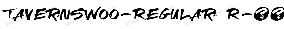 TavernSW00-Regular R字体转换